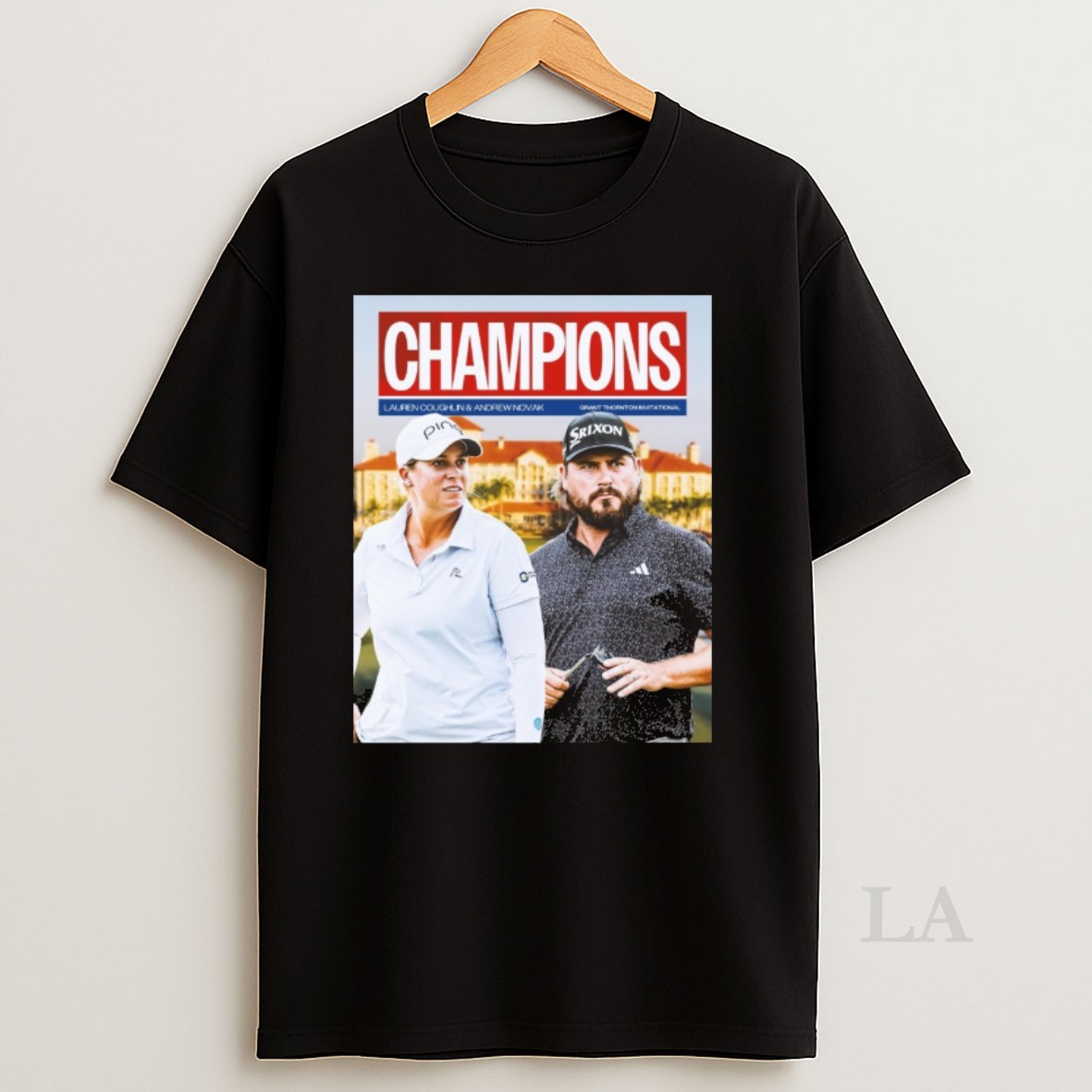 Original Lauren Coughlin And Andrew Novak Champions Grant Thornton Invitational 2025 Shirt