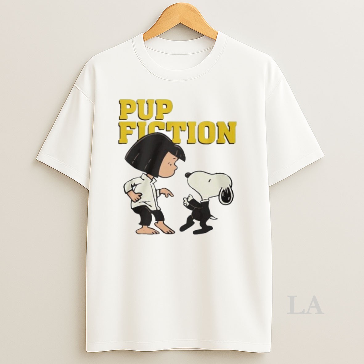 Original Lucy And Snoopy Pulp Fiction The Peanuts Shirt