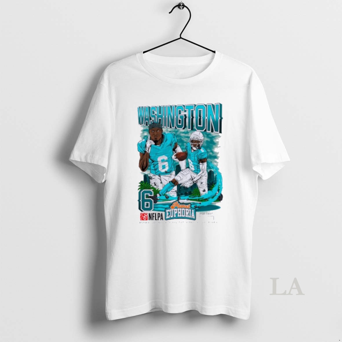 Original Malik Washington Miami Dolphins Nflpa Player Shirt