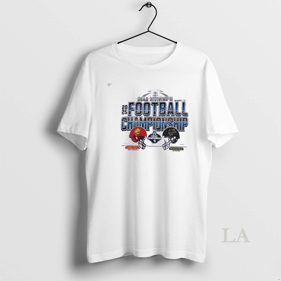 Original Mckinney Tx Ncaa Dii Championship Ferris State Vs Harding Football Shirt