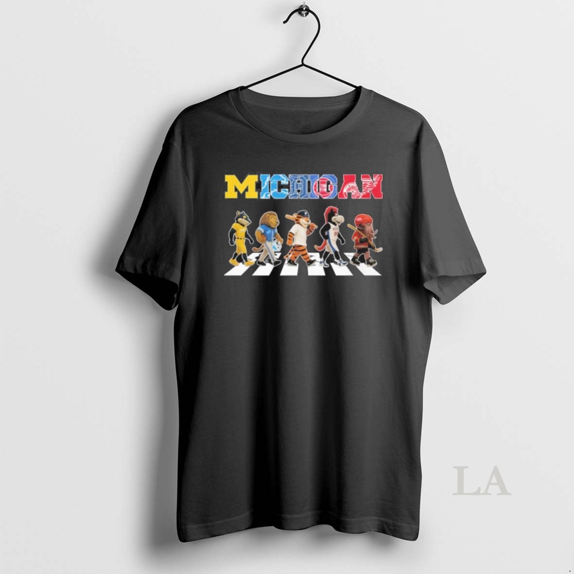 Original Michigan All Sports Teams Mascot Abbey Road Shirt