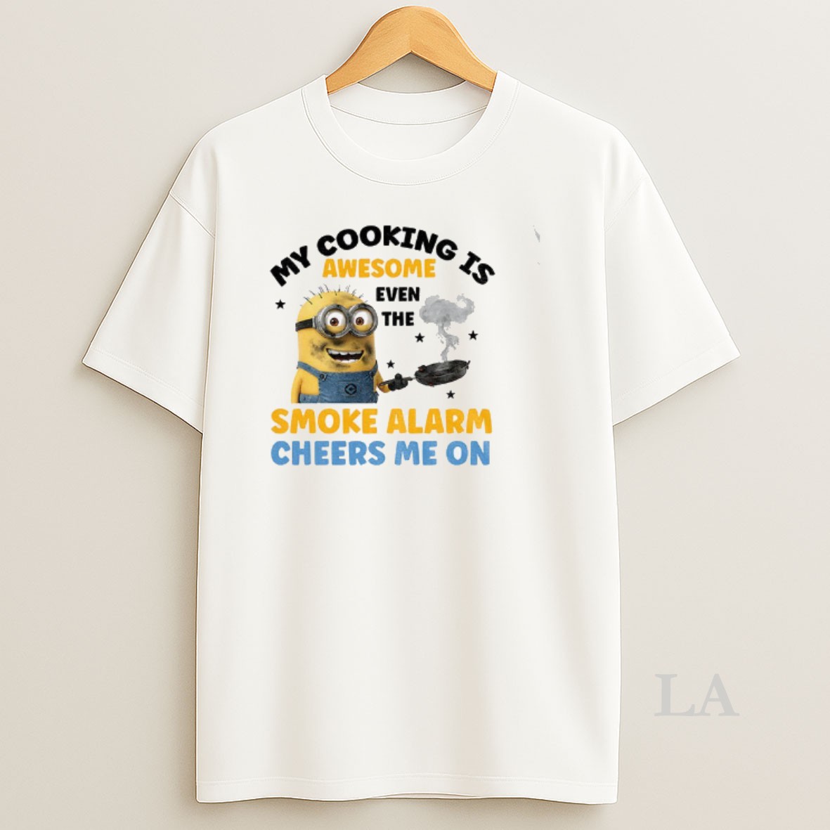 Original Minion My Cooking Is Awesome Even The Smoke Alarm Cheers Me On Shirt