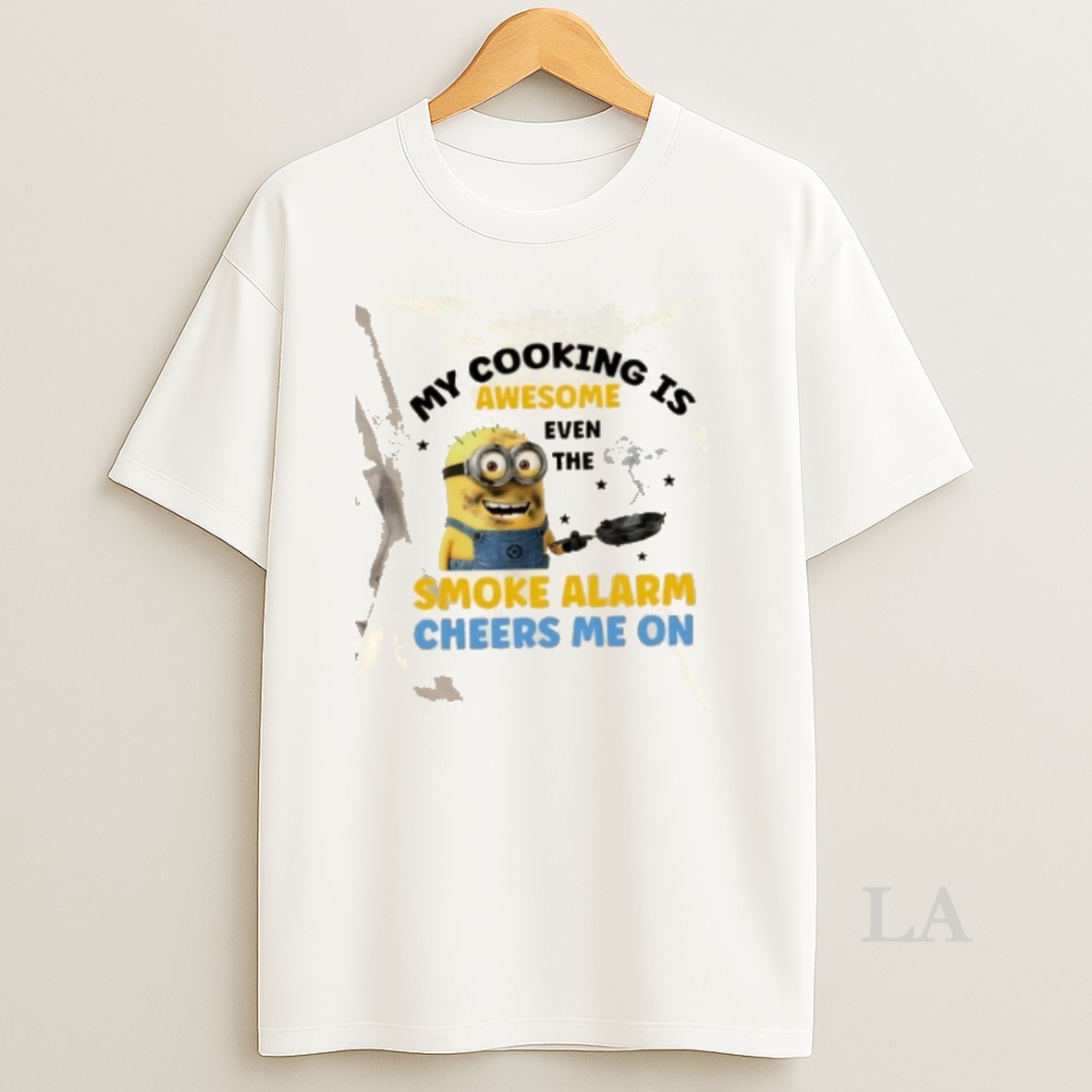 Original Minions My Cooking Is Awesome Even The Smoke Alarm Cheers Me On Shirt