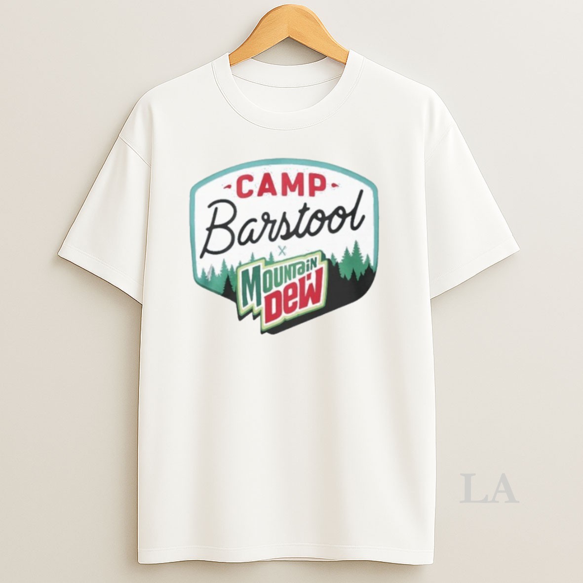 Original Mountain Dew Camp Barstool Logo Shirt