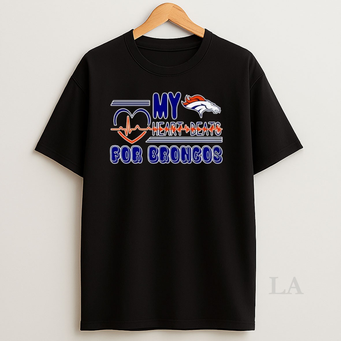 Original My Heart Beats For Denver Broncos Logo Shirt