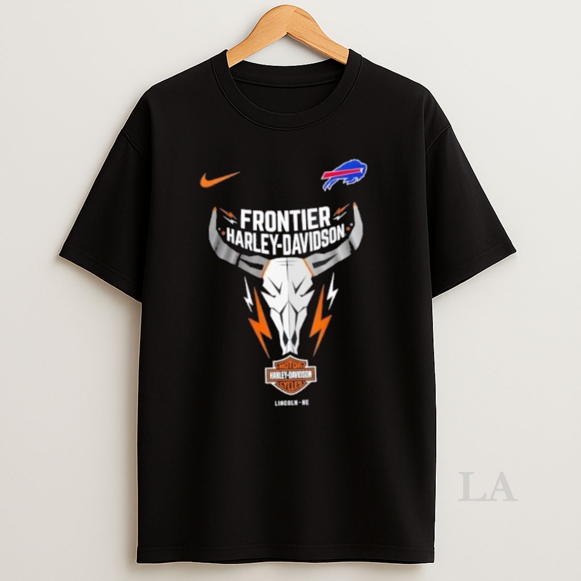 Original Nfl Buffalo Bills X Frontier Harley Davidson 2 Sided Shirt