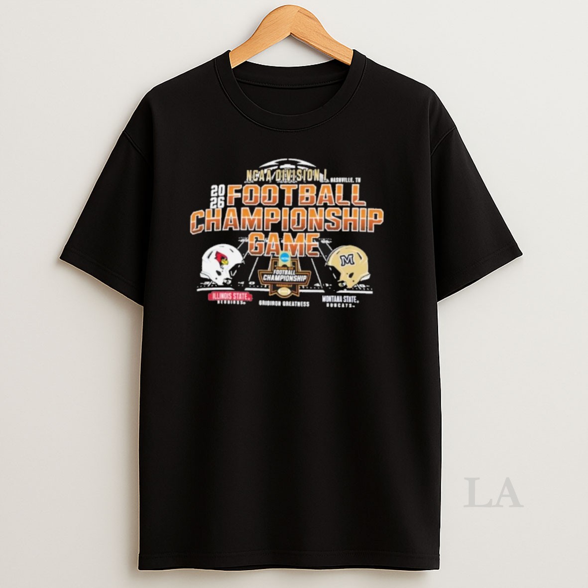 Original Nashville Tn 2026 Ncaa Di Football Championship Game Illinois State Vs Montana State Matchup Shirt