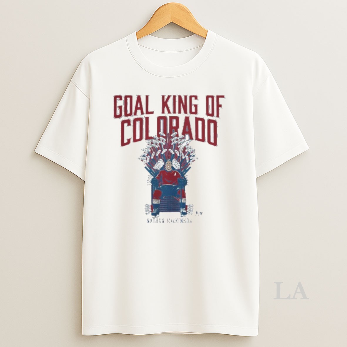 Original Nathan Mackinnon Goal King Of Colorado Shirt
