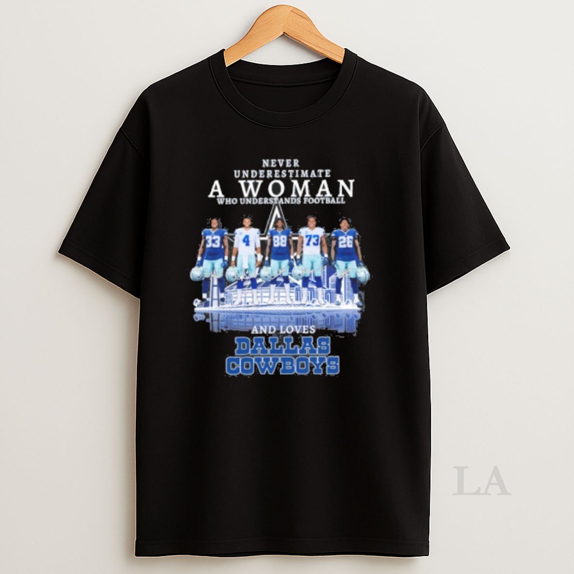 Original Never Underestimate A Woman Who Understands Football Player And Loves Dallas Cowboys Shirt