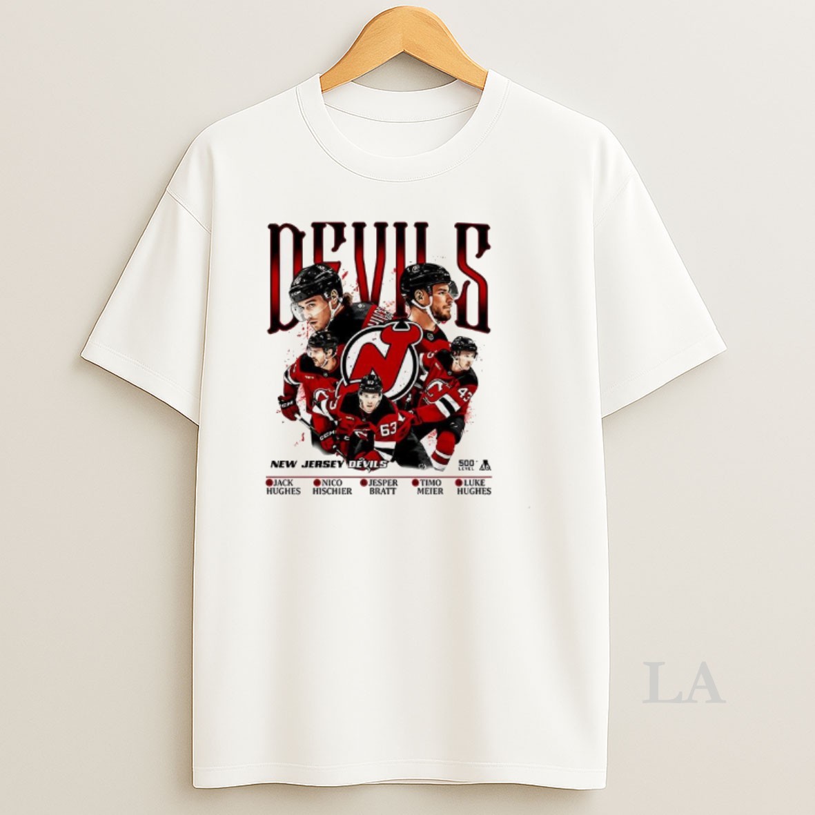 Original New Jersey Devils 5 Stars Shirt
