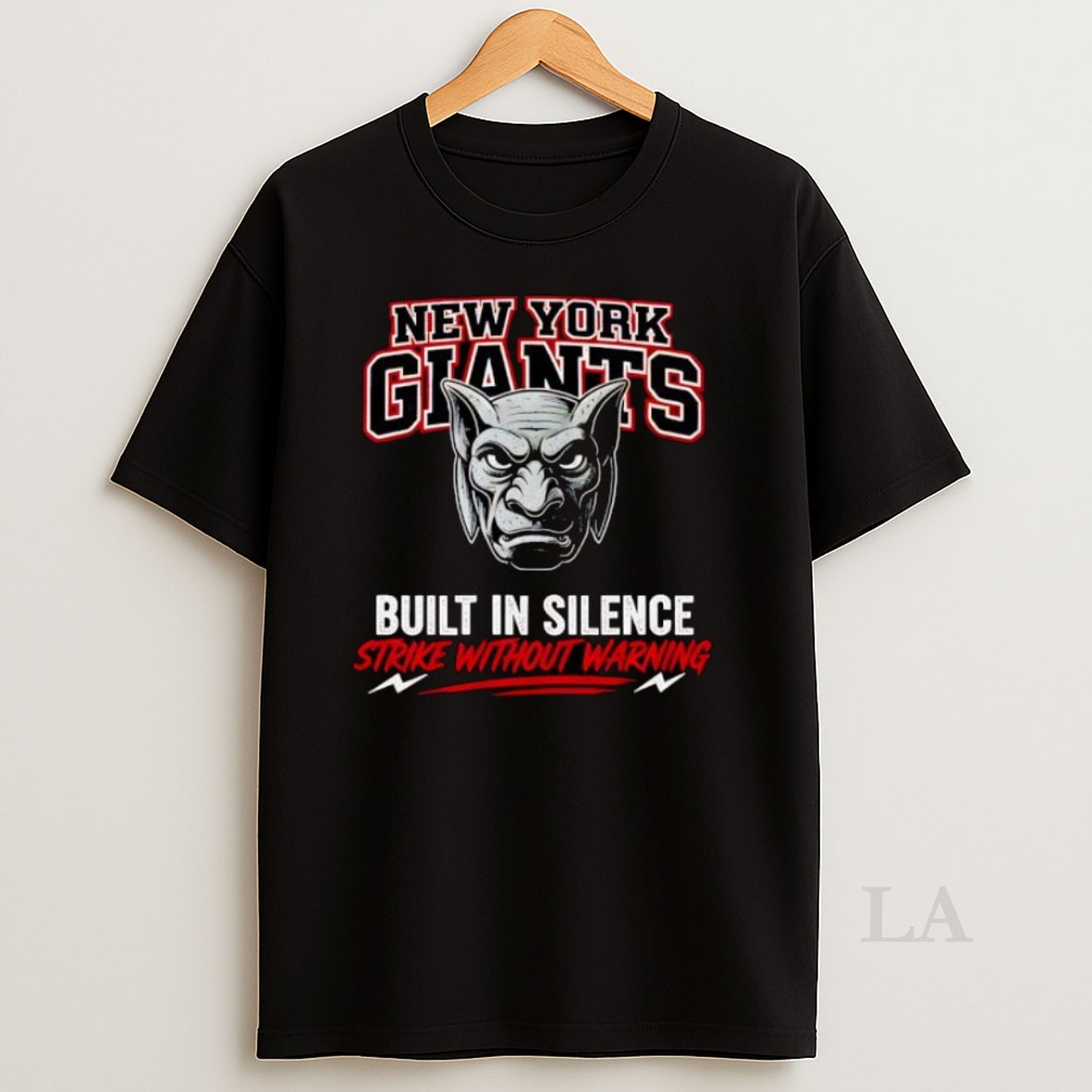Original New York Giants Built In Silence Strike Without Warning Shirt