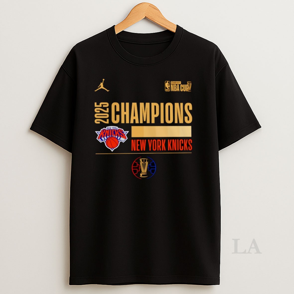 Original New York Knicks 2025 Nba Cup Champions Logo Shirt