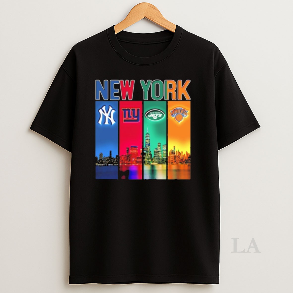 Original New York Team Sport City Logo Vintage Shirt