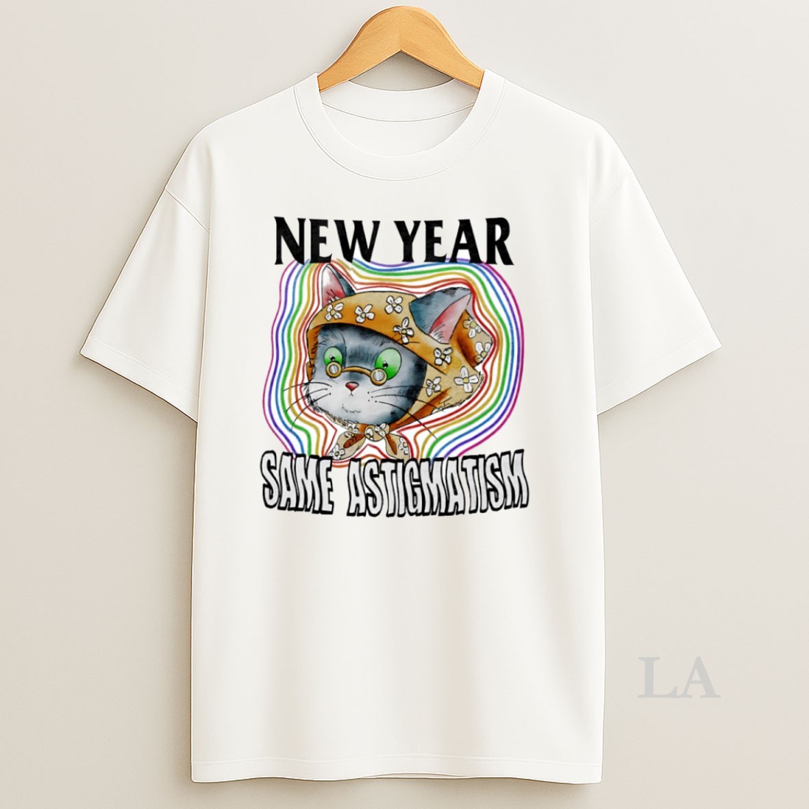 Original New Year Same Astigmatism Circle Shirt