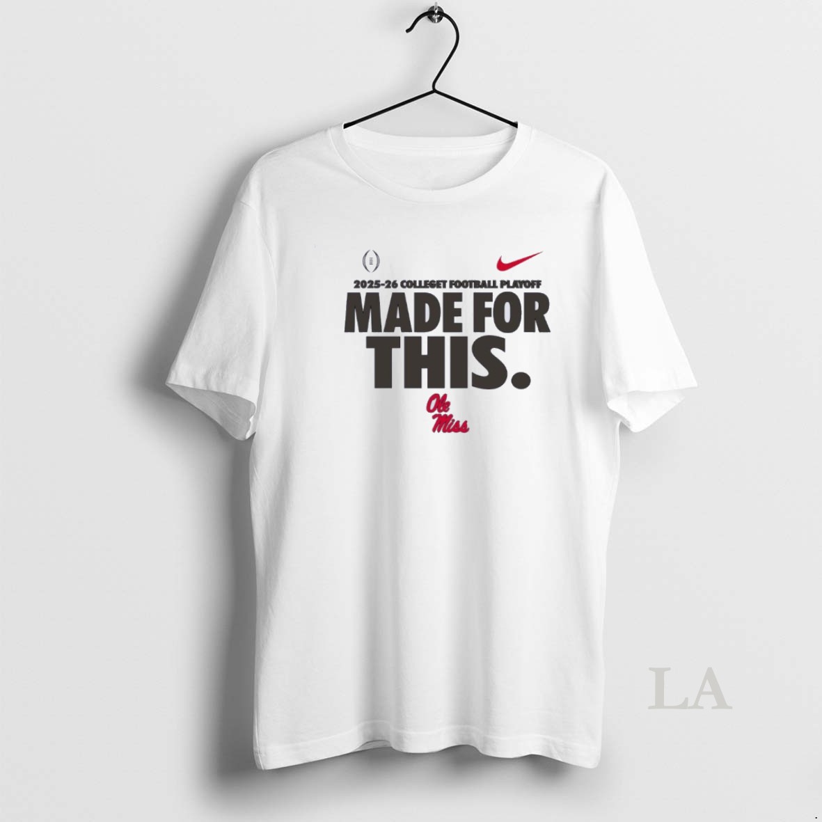 Original Nike X Made For This Ole Miss Rebels 2025 Cfp Bound Shirt
