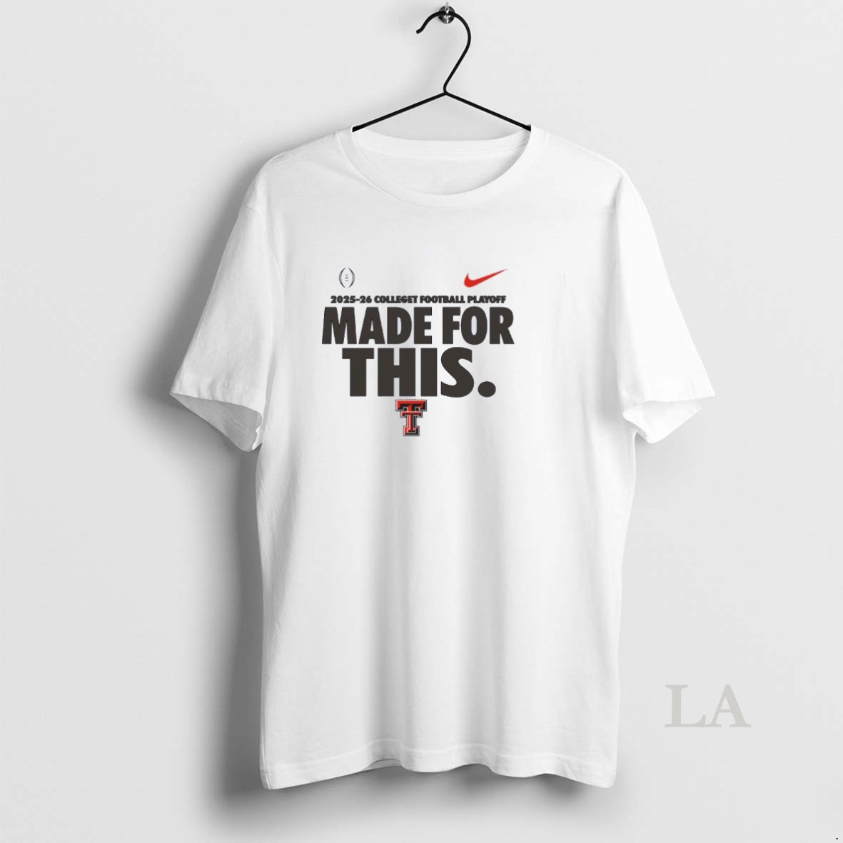 Original Nike X Made For This Texas Tech Red Raiders 2025 Cfp Bound Shirt