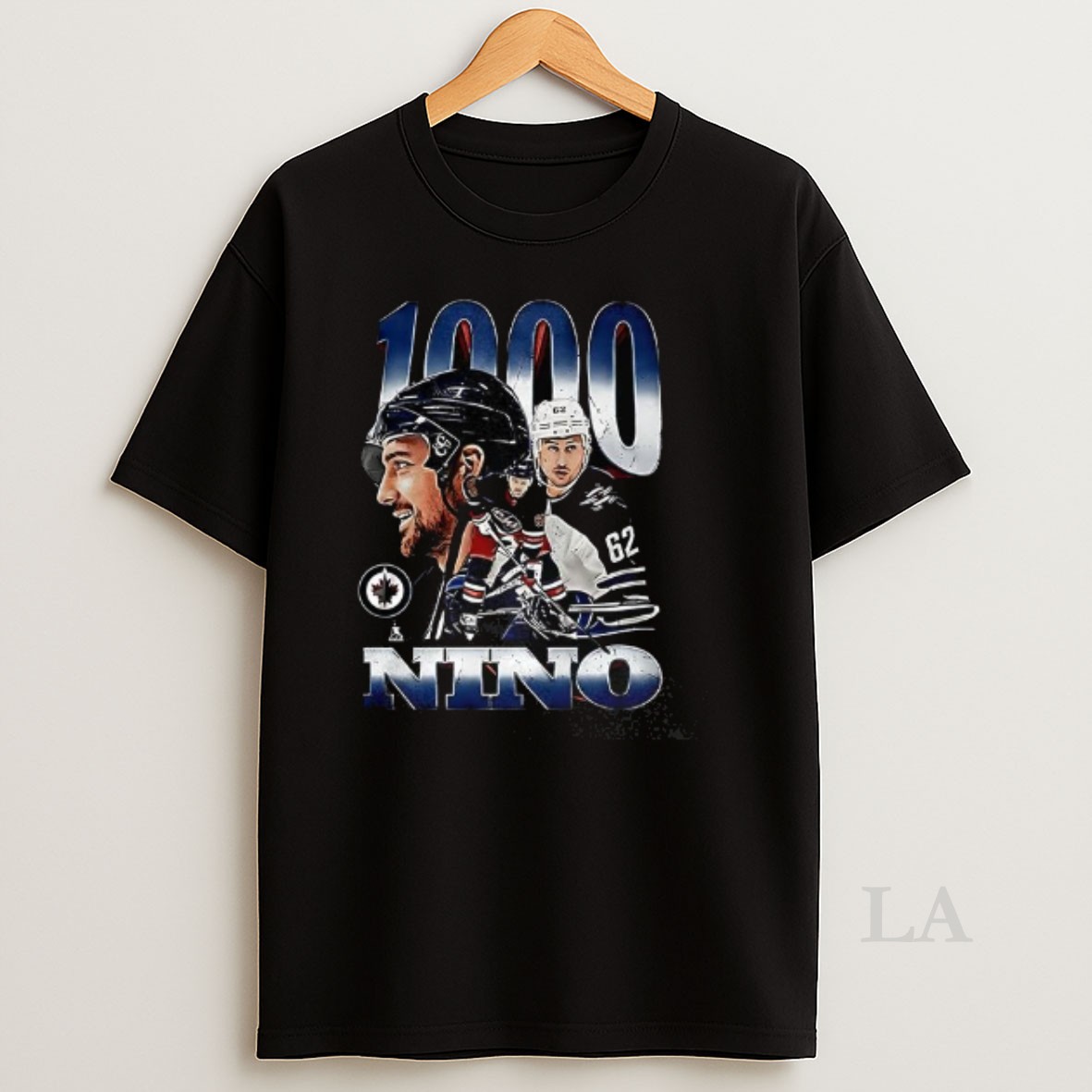 Original Nino Niederreiter 1000 Games Graphic Shirt