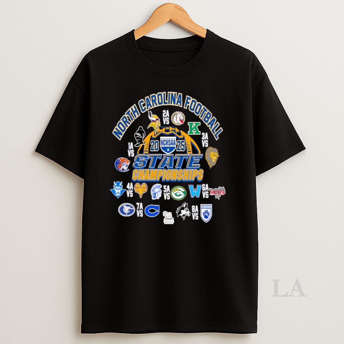 Original North Carolina Football Nchsaa State Championships 2025 Shirt