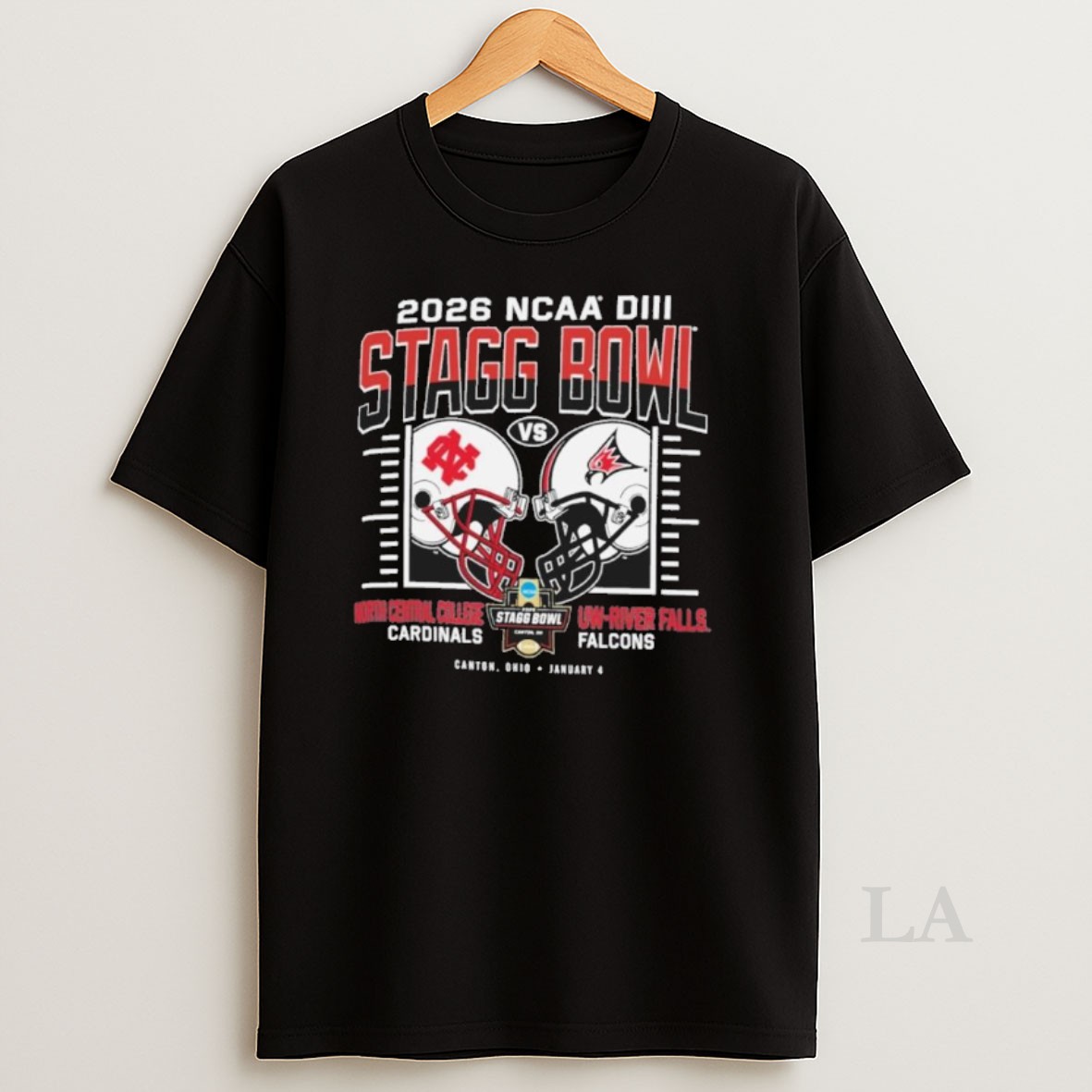 Original North Central Vs Uw River Falls 2025 Ncaa Diii Stagg Bowl Duel Helmet Shirt