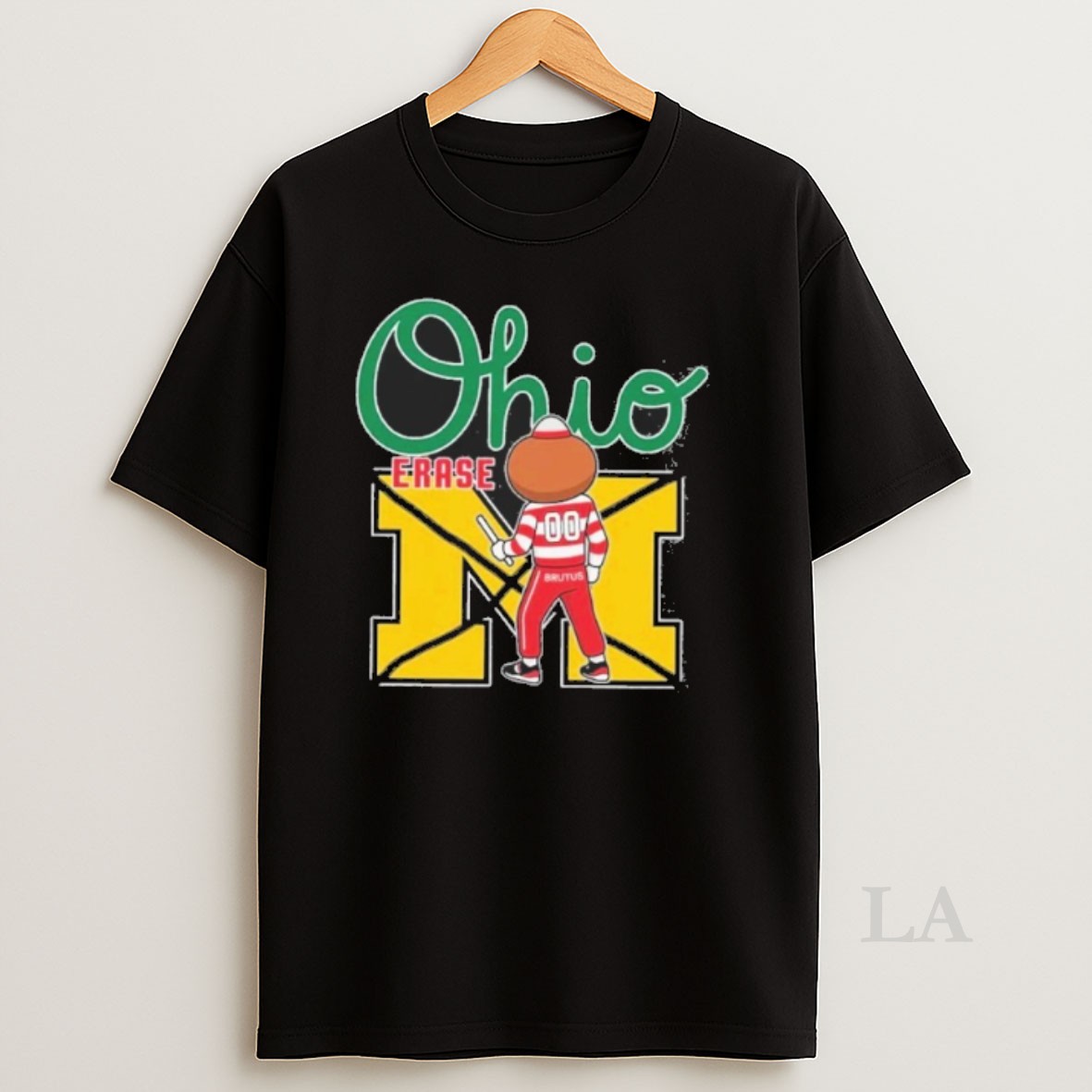 Original Ohio State Buckeyes Brutus Ohio Erase Shirt