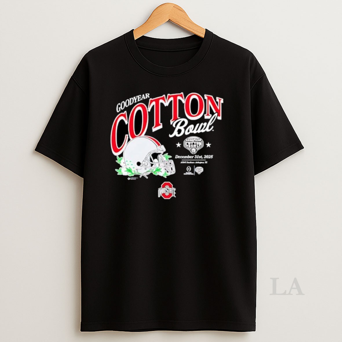Original Ohio State Buckeyes Football 2025 Cotton Bowl Helmet Shirt