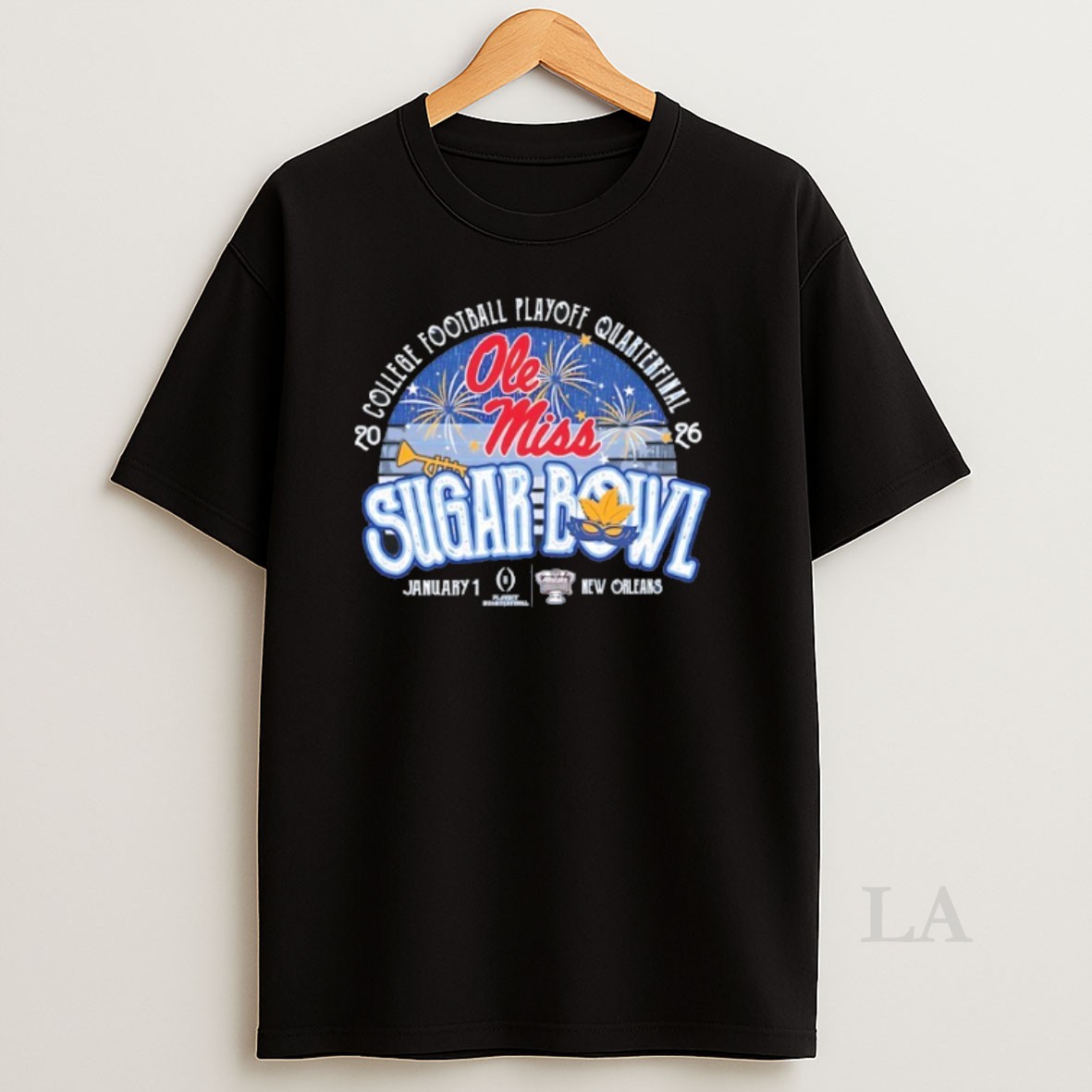 Original Ole Miss Rebels 2025 26 College Football Playoff Sugar Bowl Fireworks Shirt