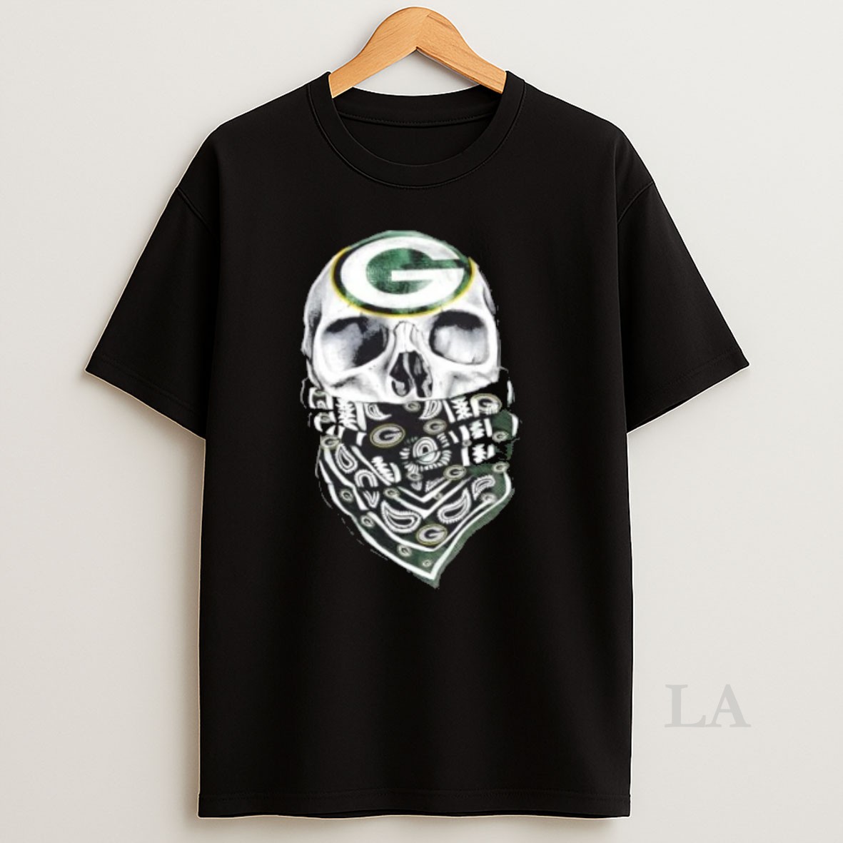 Original Outlaw Skull Gang Green Bay Packers Shirt