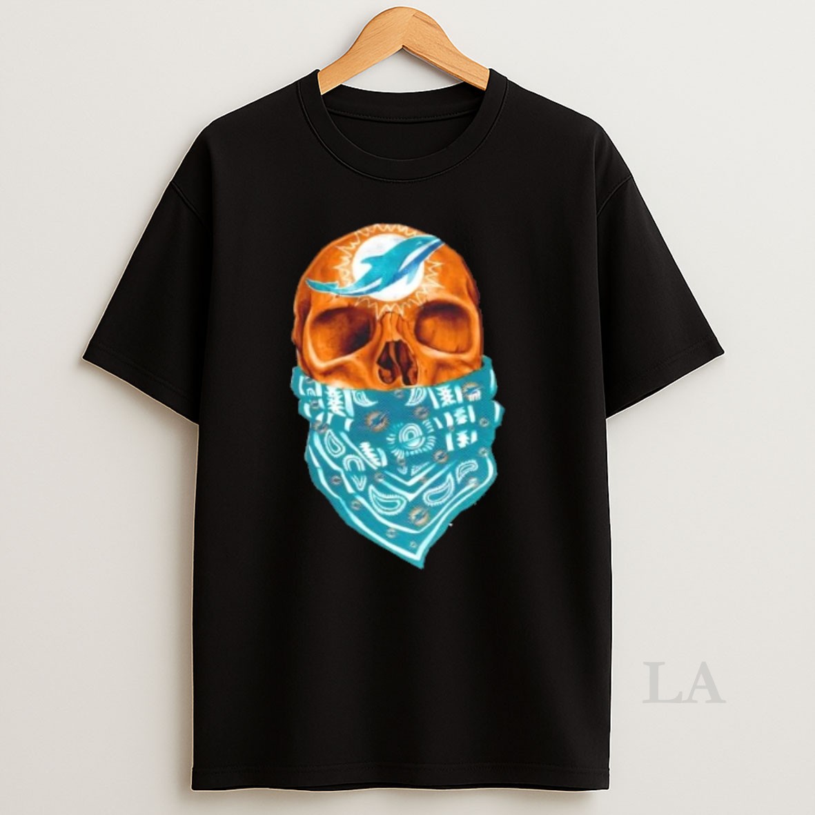 Original Outlaw Skull Gang Miami Dolphins Shirt
