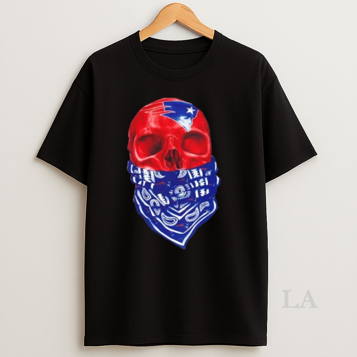Original Outlaw Skull Gang New England Patriots Shirt