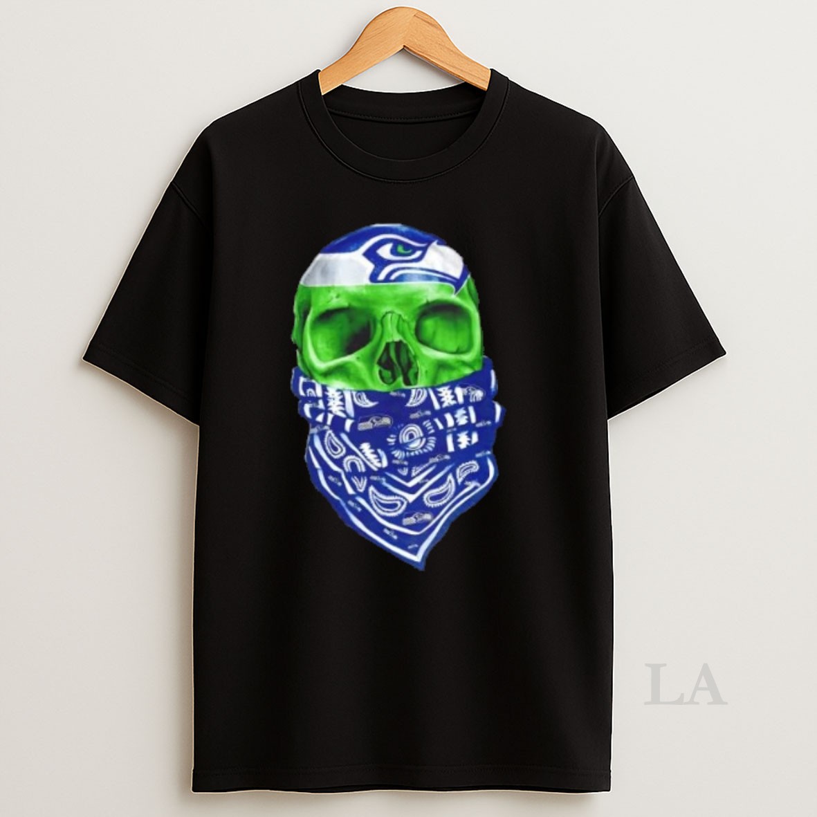 Original Outlaw Skull Gang Seattle Seahawks Shirt