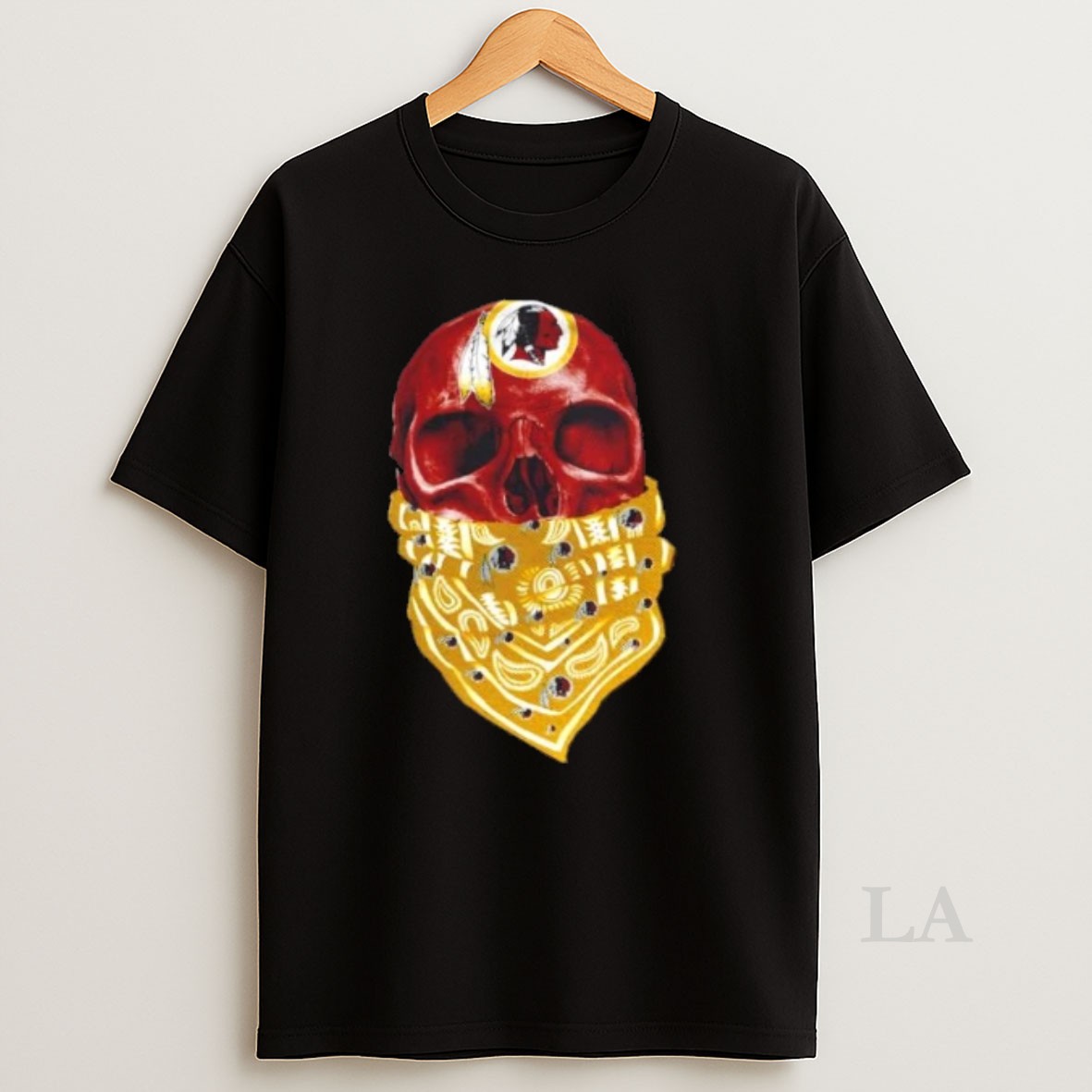 Original Outlaw Skull Gang Washington Redskins Shirt