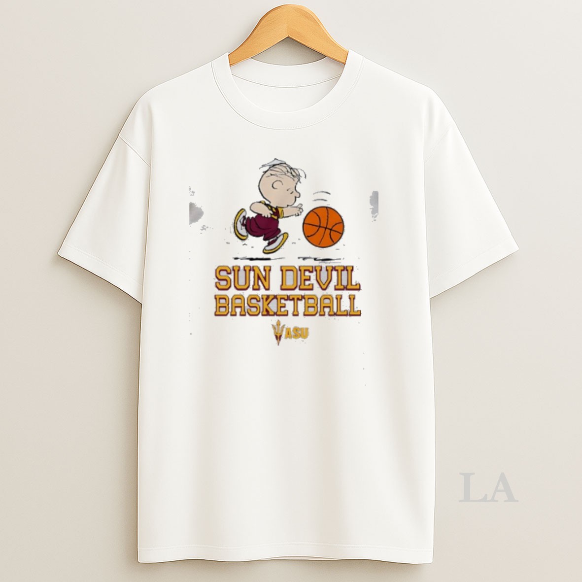 Original Peanuts X Arizona State Basketball Cute Cartoon Shirt