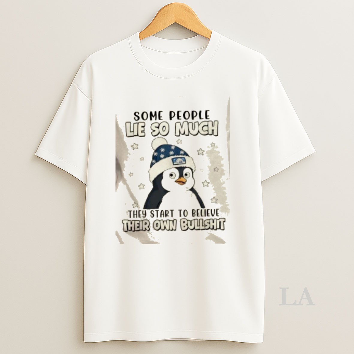 Original Penguin Some People Lie So Much They Start To Believe Their Own Bullshit Shirt