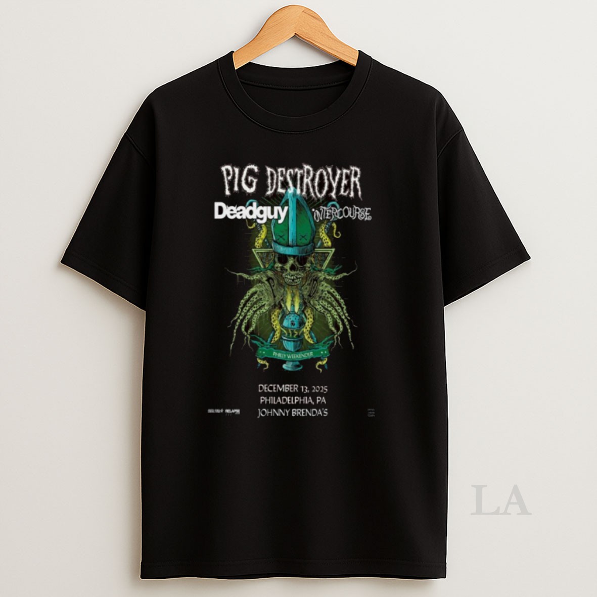 Original Pig Destroyer Philadelphia Pa Dec 13 2025 Shirt