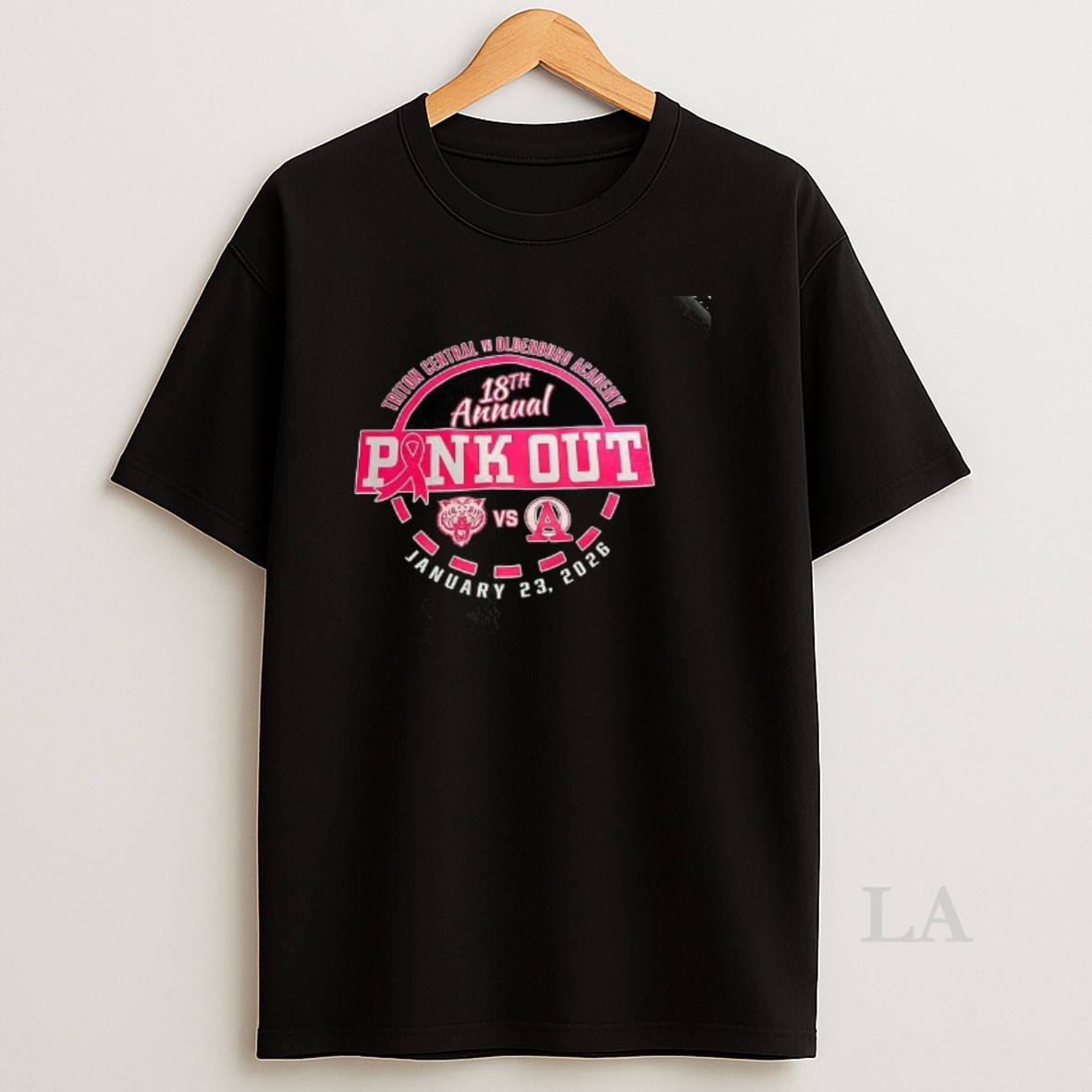 Original Pink Out Triton Central Vs Oldenburg Academy 18th Annual 2026 Shirt