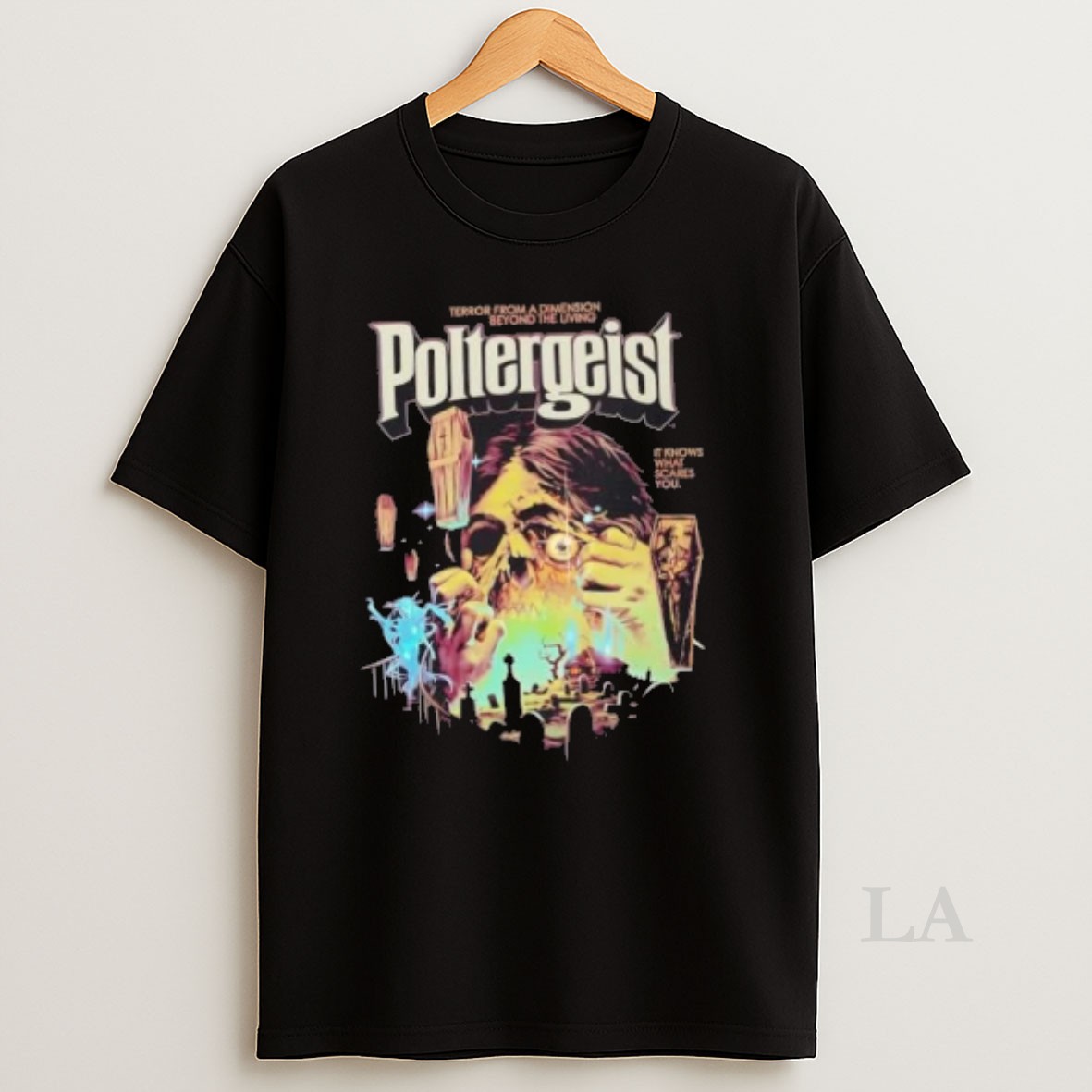 Original Poltergeist Vintage Horror Graveyard Shirt