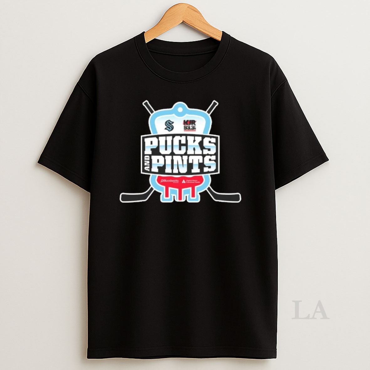 Original Pucks And Pints Seattle Kraken Kjr 93 Shirt