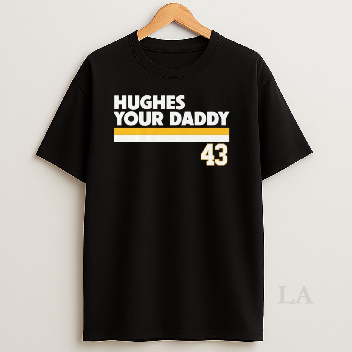 Original Quinn Hughes Your Daddy 43 Minnesota Wild Hockey Shirt