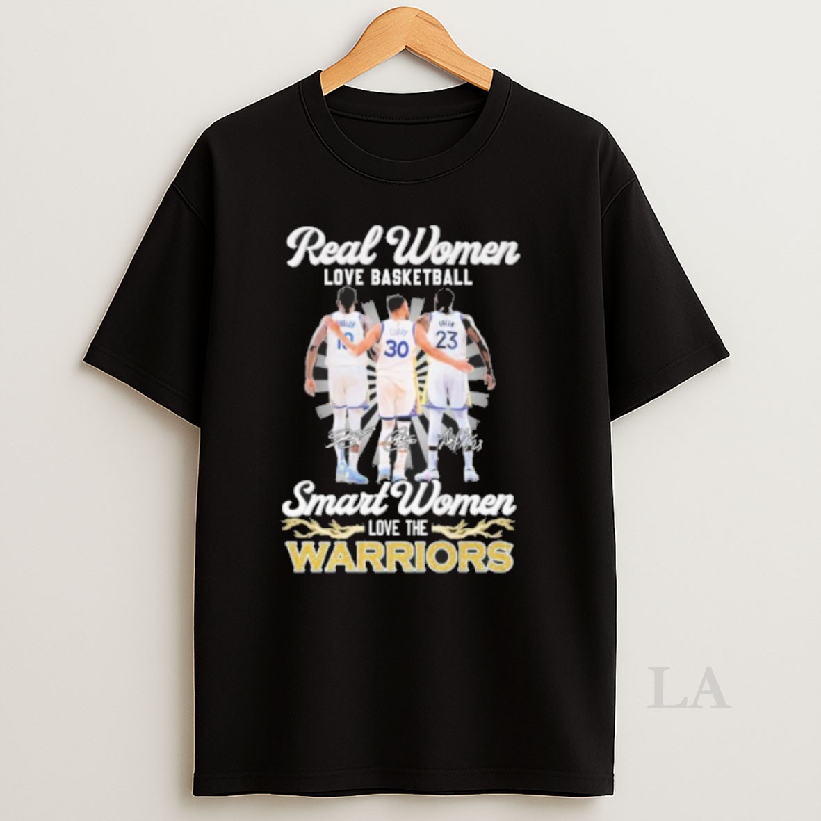 Original Real Women Love Basketball Player Signature Smart Women Love The Warriors Shirt