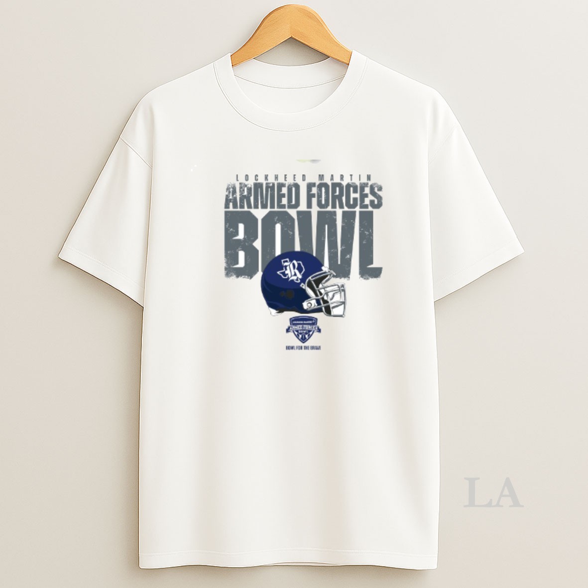 Original Rice Owls 2025 Lockheed Martin Armed Forces Bowl Helmet Shirt