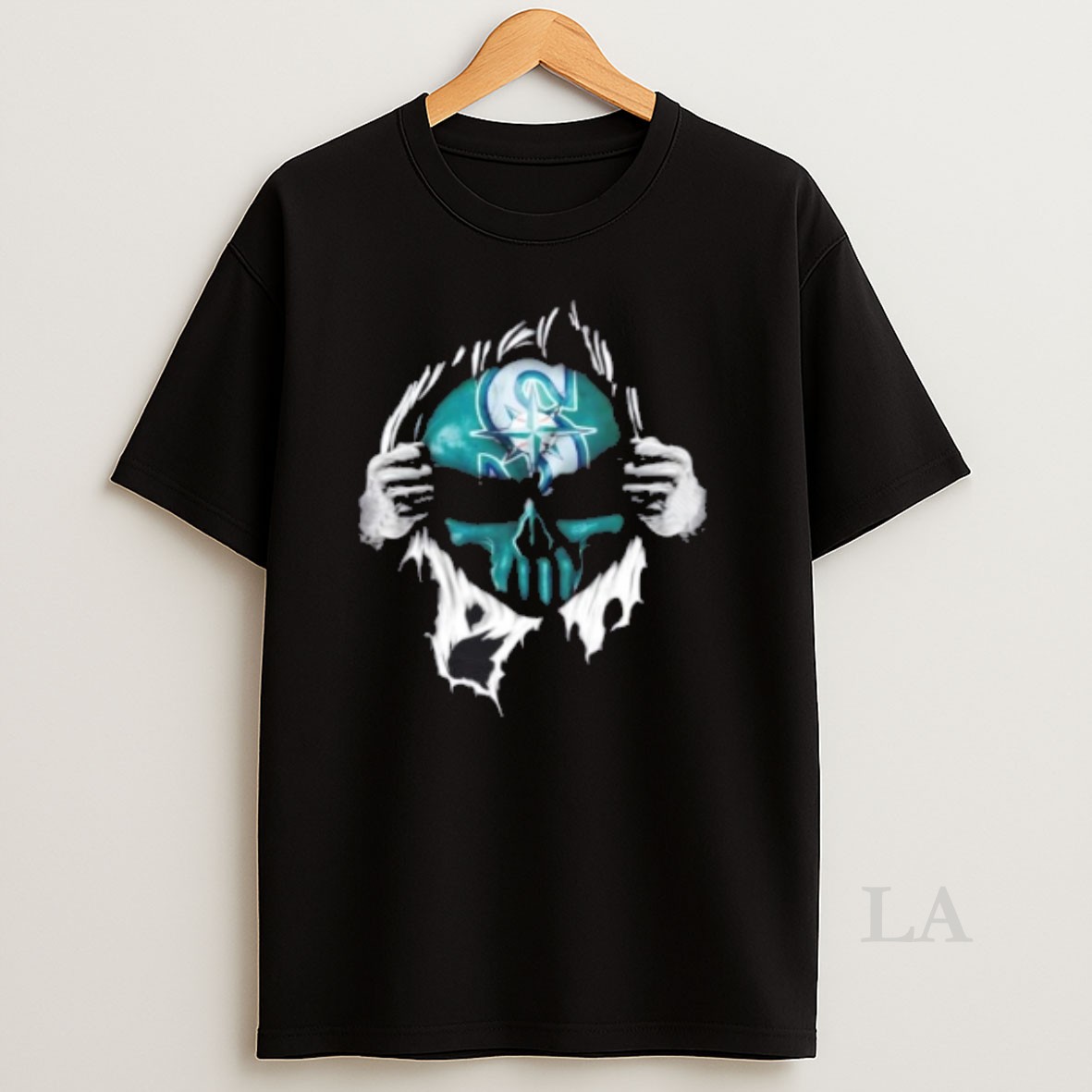 Original Ripped From The Chest Skull Deep Seattle Mariners Till The Grave Shirt