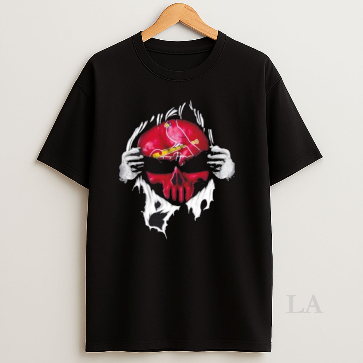 Original Ripped From The Chest Skull Deep St Shirt