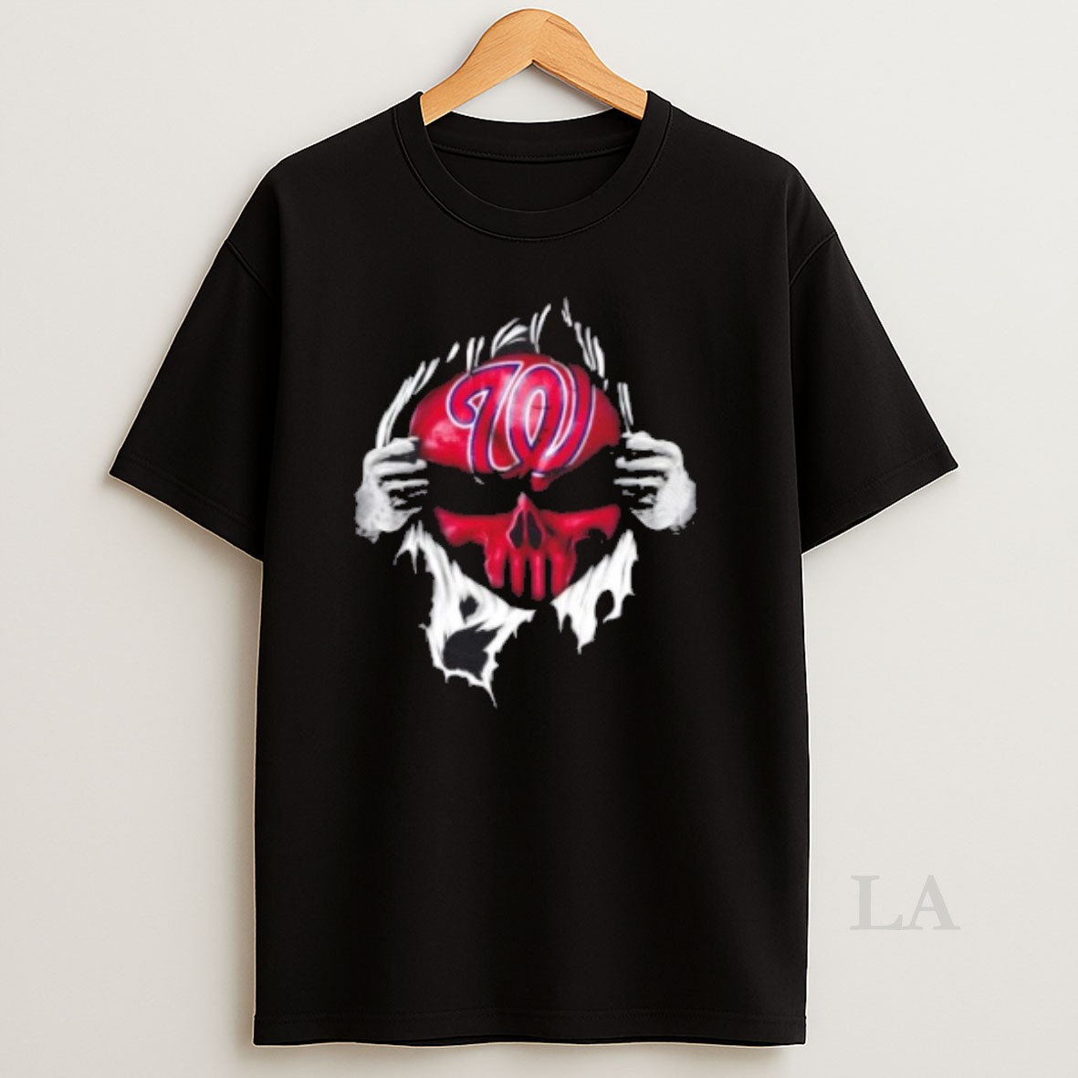 Original Ripped From The Chest Skull Deep Washington Nationals Till The Grave Shirt