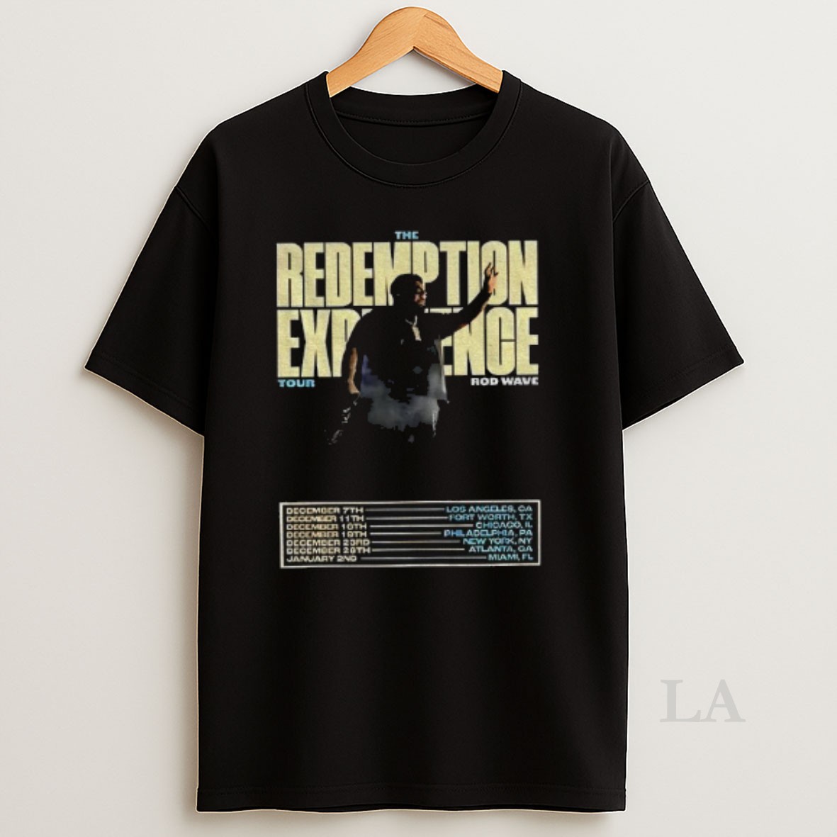 Original Rod Wave The Redemption Experience World Tour 2025 Shirt