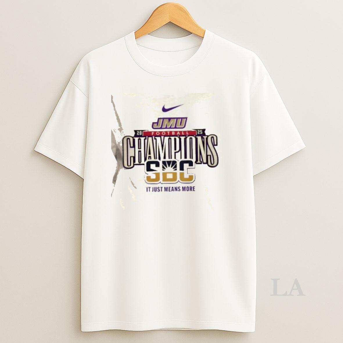 Original Sbc Football Championship James Madison Dukes All Players 2 Sided Shirt