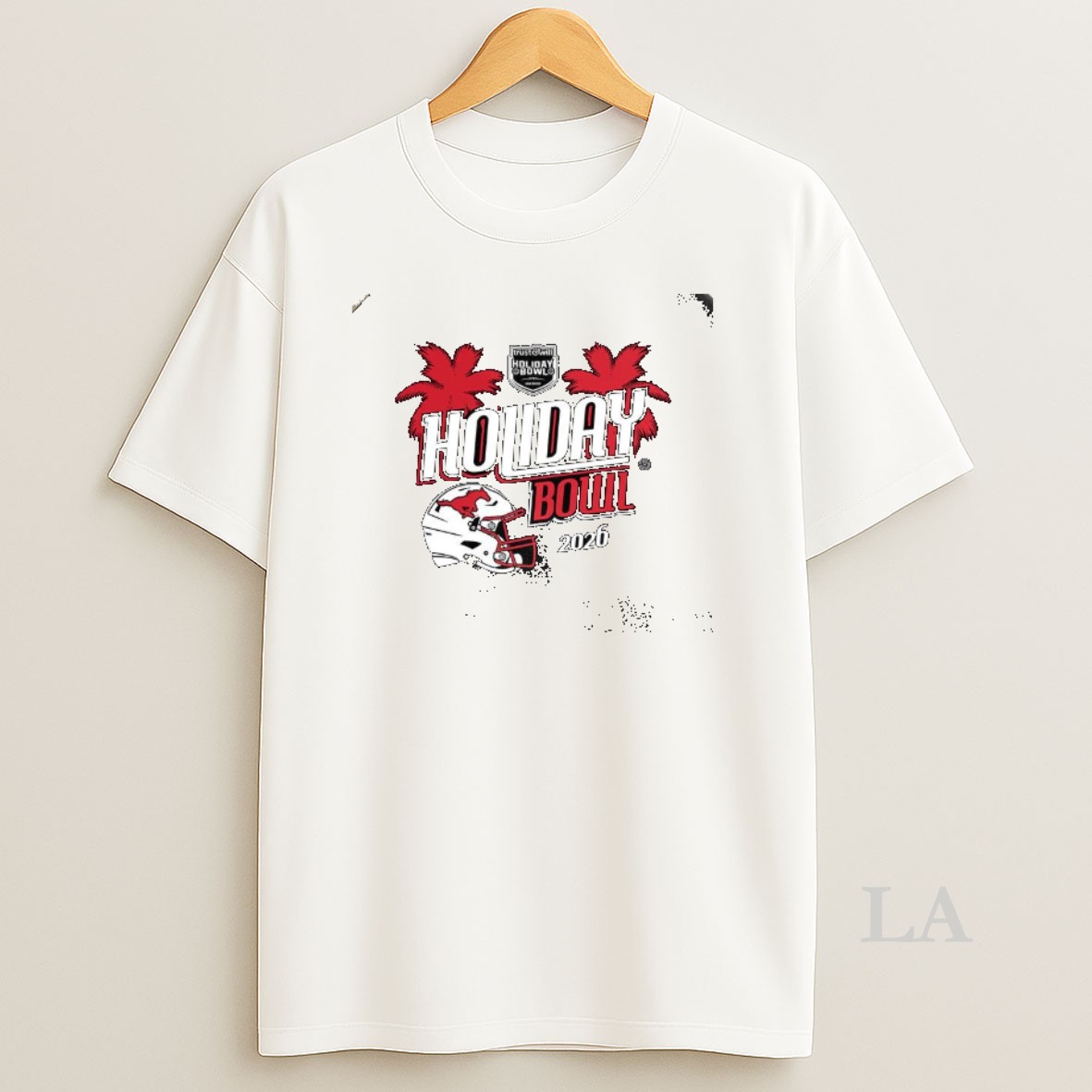 Original Smu Mustangs 2025 Holiday Bowl Helmet Shirt