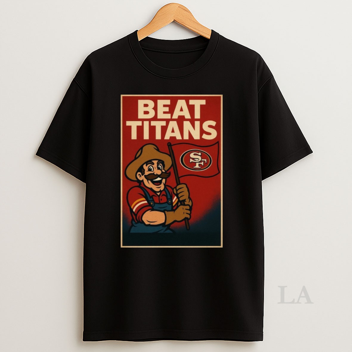 Original San Francisco 49ers Beat Tennessee Titans Week 15 Mascot Shirt