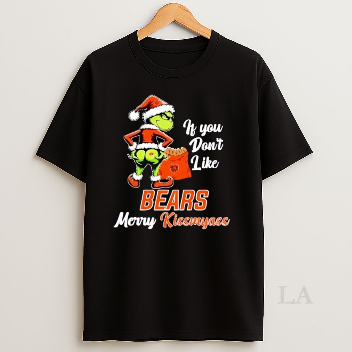 Original Santa Grinch If You Dont Like Chicago Bears Merry Kissmyass Shirt