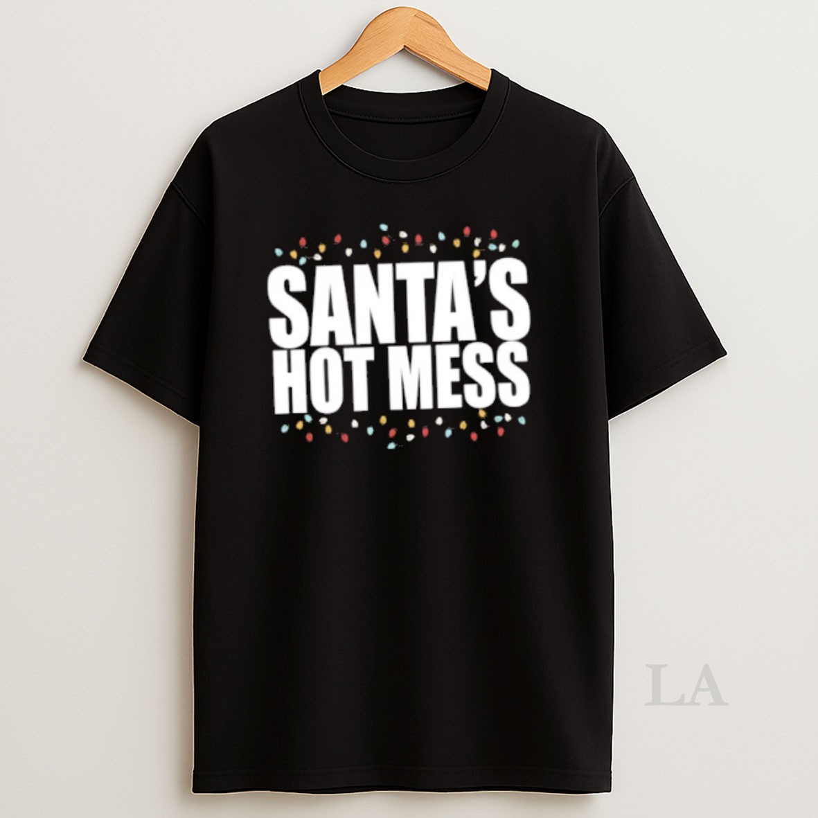 Original Santas Hot Mess Christmas Lights Shirt