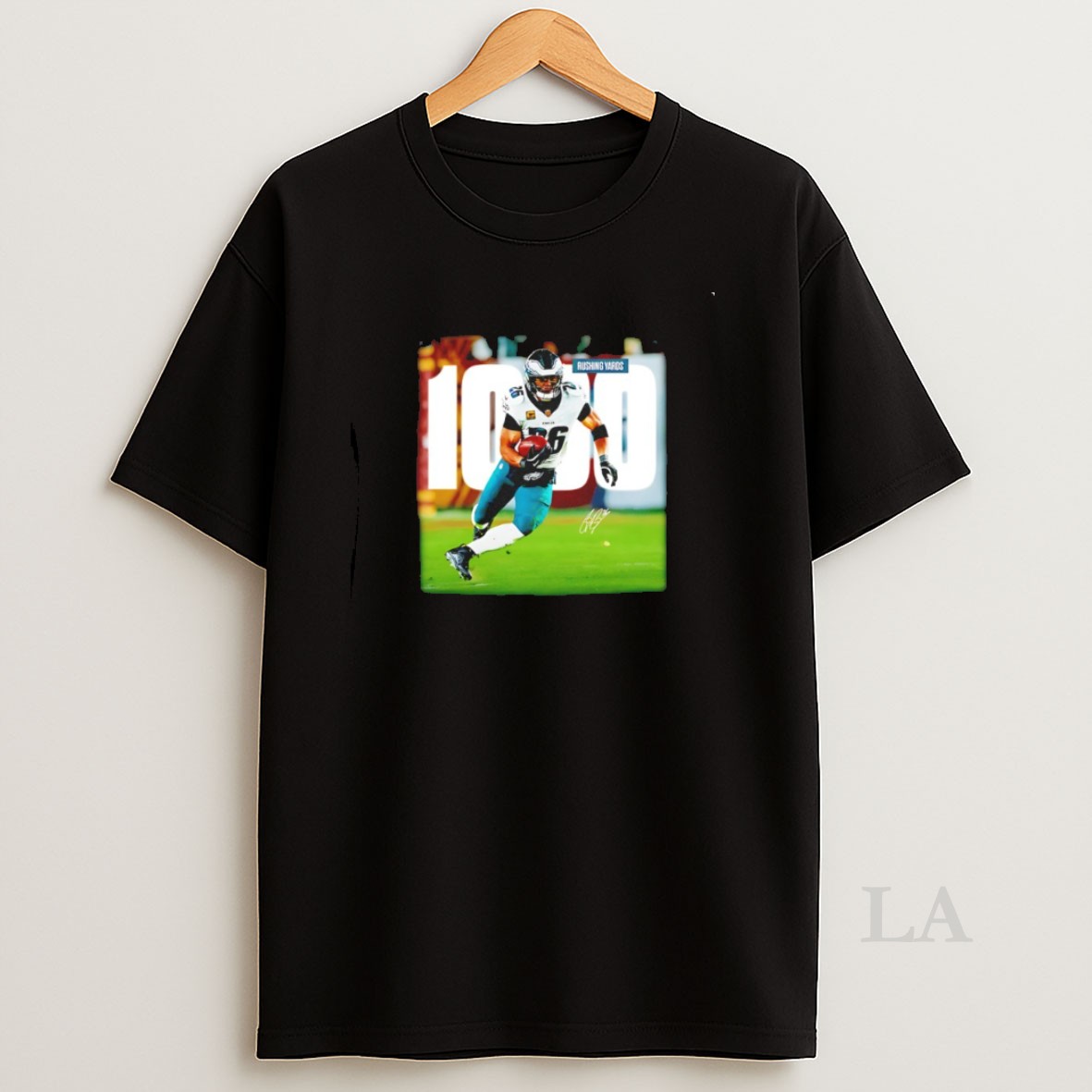Original Saquon Barkley Philadelphia Eagles 2025 Nfc East Champions 100 Rushing Yards Shirt